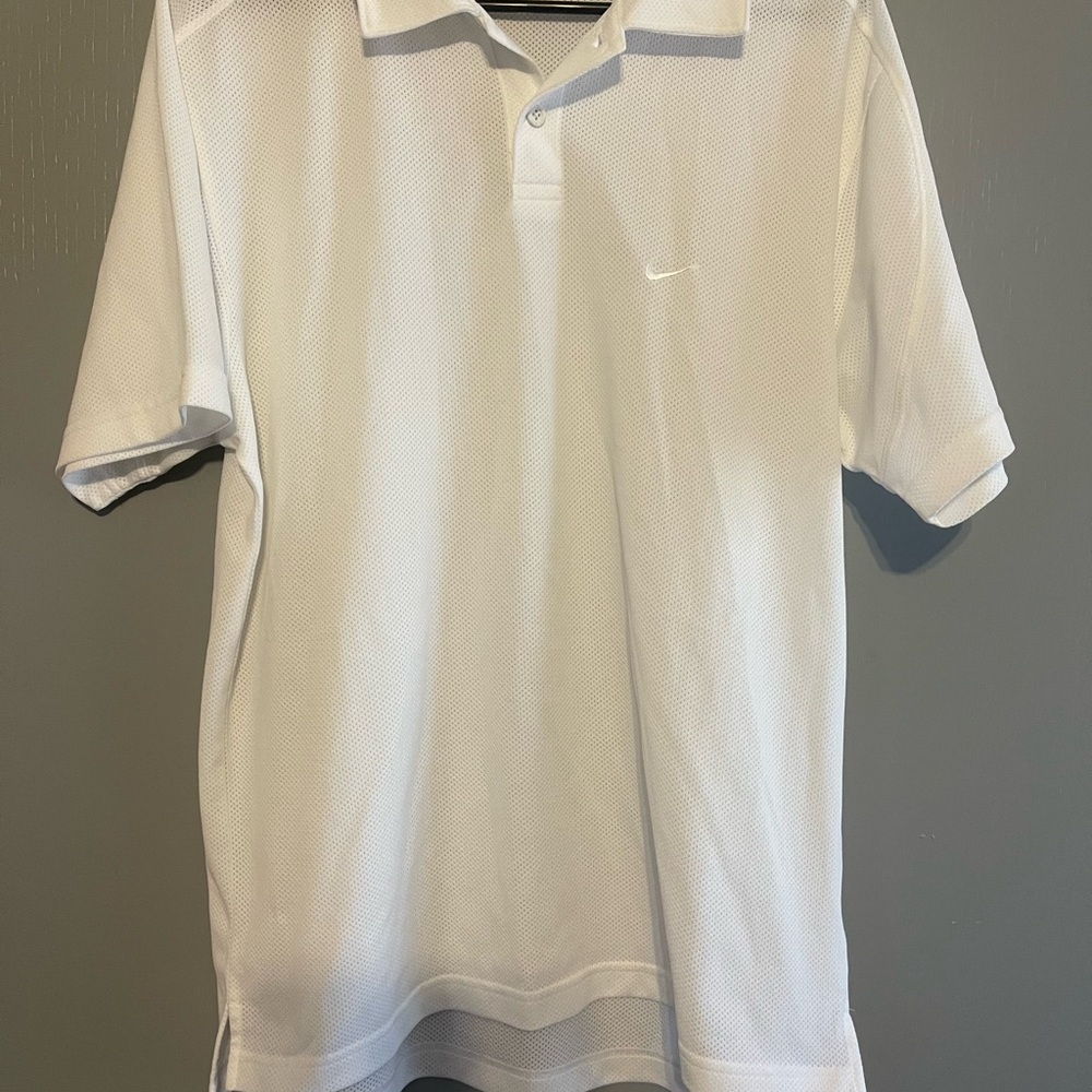 Nike Men's Classic White Polo Shirt